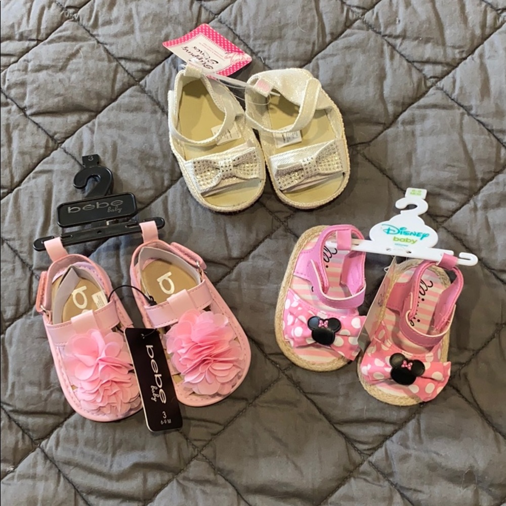 NWT size 3 sandal bundle